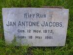JACOBS Jan Antonie 1873-1961