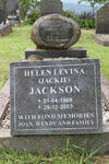JACKSON Robert Nurse 1906-1984 & Helen Levina 1908-2003
