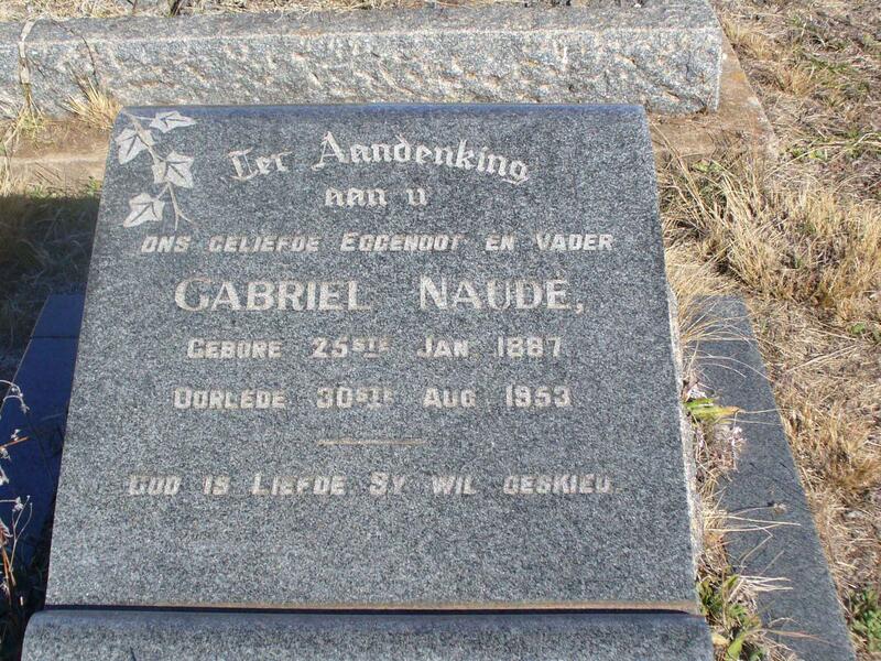NAUDE Gabriel 1887-1953