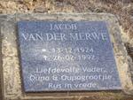 MERWE Jacob, van der 1924-1992