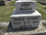 BRAANS Annie nee STONE -1954