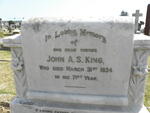 KING John A.S. -1934
