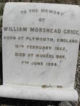 GRIGG William Morshead 1865-1938