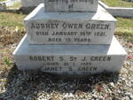 GREEN Aubrey Owen -1921 :: GREEN Robert S. St J. -1925 :: GREEN Janet S. -1958