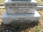 DICKINSON Lucy Anne nee GAVIN -1927 :: DICKINSON Frederick -1928
