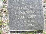 CUFF Patricia Alexandra Lilian 1902-1975