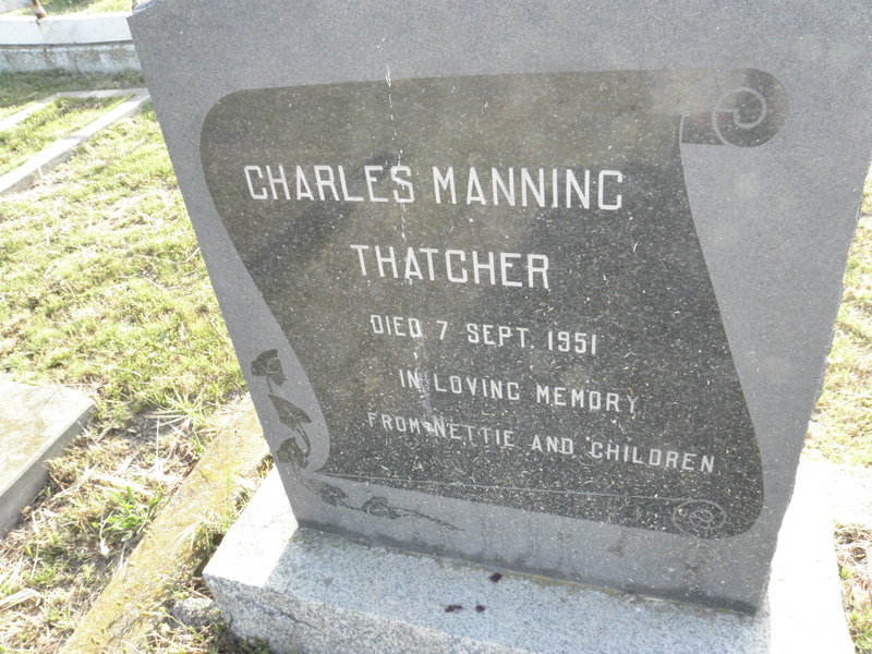 THATCHER Charles Manning -1951