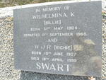 SWART Wilhelmina K.  1904-1968 :: SWART W.J.R. 1907-1999