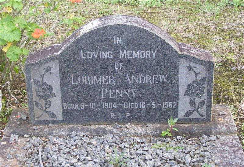 PENNY Lorimer Andrew 1904-1962