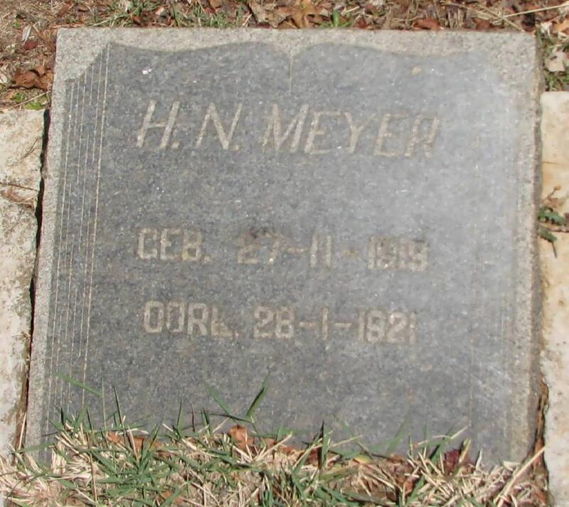 MEYER H.N. 1919-1921