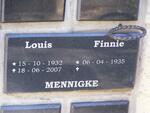 MENNIGKE Louis 1932-2007 & Finnie 1935-