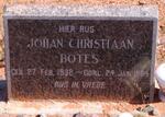 BOTES Johan Christiaan 1932-1964