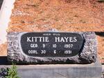HAYES Kittie 1907-1991