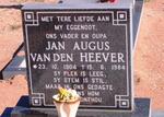 HEEVER Jan Augus, van den 1904-1984
