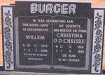 BURGER Willem 1915-2006 & Christina 1918-1995