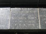 KING Michael John 1933-1996