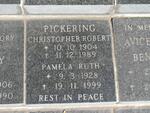 PICKERING Christopher Robert 1904-1989 & Pamela Ruth 1928-1999