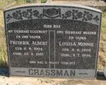 GRASSMAN Frederik Albert 1904-1961 & Louisa Minnie 1905-1996