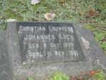 KOEN Christian Louwrens Johannes 1898-1951