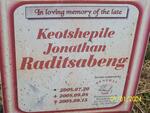 RADITSABENG Keotshepile Jonathan 2008-2008
