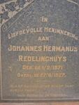 REDELINGHUYS Johannes Hermanus 1871-1927