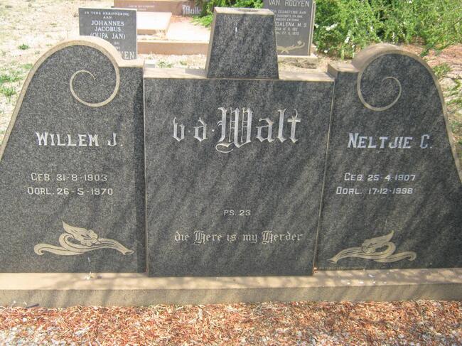 WALT Willem J., v.d. 1903-1970 & Neltjie C. 1907-1998