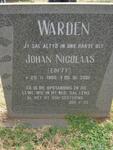 WARDEN Johan Nicolaas 1956-2001