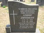 ZIETSMAN Louise 1934-2000