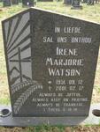 WATSON Irene Marjorie 1951-2001