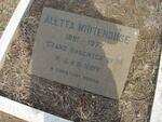 WHITEHOUSE Aletta 1891-1977