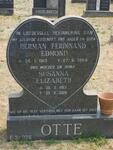 OTTE Herman Ferdinand Edmond 1913-1994 & Susanna Elizabeth 1917-2005