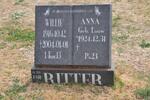 RITTER Willie 1916-2004 & Anna LOUW 1924-