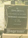 WAGENAAR Hermanus Johannes 1920-1972
