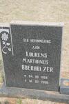 OBERHOLZER Lourens Marthinus 1909-2000