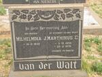 WALT Marthinus C., van der 1925-1976 & Wilhelmina J. 1930-