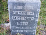 BUSBY Alice Mary 1885-1948
