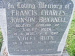 BRICKNELL Francis Charles Johnson 1879-1962 & Violet Ruth 1886-1983
