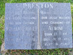 PRESTON William 1903-1970 & Alwine 1912-1997