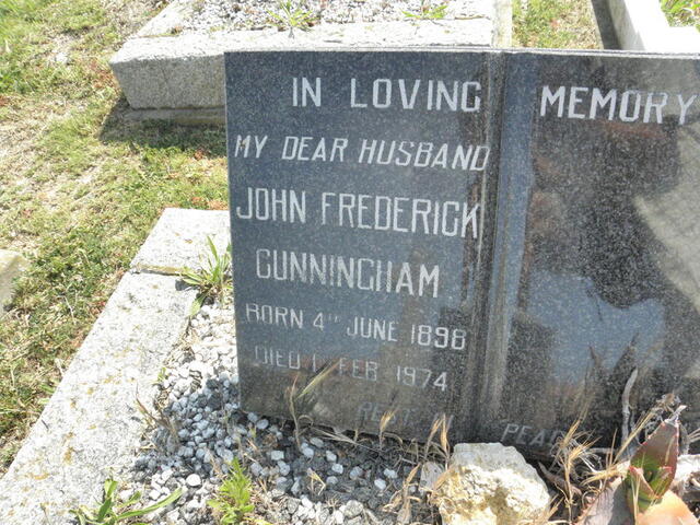 CUNNINGHAM John Frederick 1898-1974
