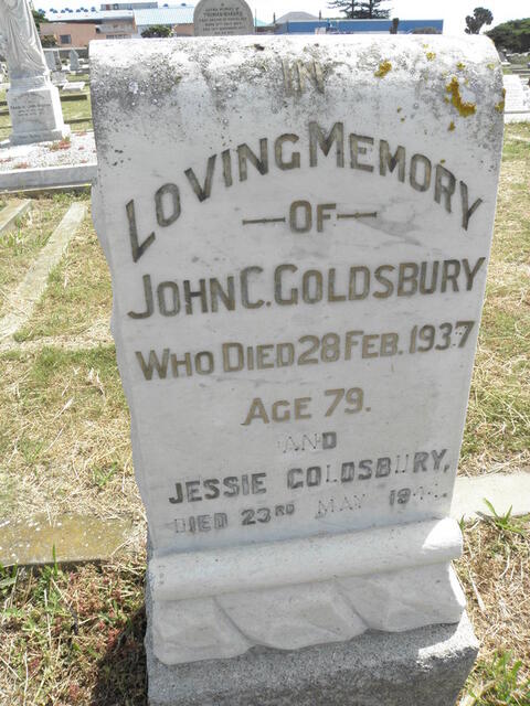 GOLDSBURY John C. -1937 & Jessie -1944
