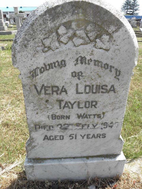 TAYLOR Vera Louisa nee WATTS -1949