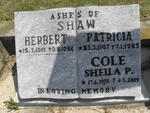 SHAW Herbert 1901-1984 & Patricia 1907-1983 :: COLE Sheila P. 1938-2009