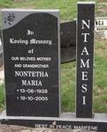 NTAMESI Nontetha Maria 1938-2005