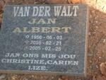 WALT Jan Albert, van der 1956-2005