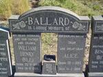 BALLARD William Henry 1894-1965 & Alice 1893-1989 