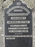 RETIEF Johannes Hendrik -1918
