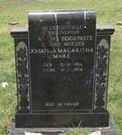 MARE Johanna Magaritha 1914-1974