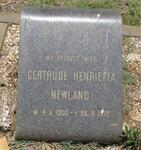 NEWLAND Gertrude Henrietta 1900-1972