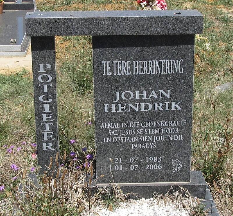 POTGIETER Johan Hendrik 1983-2006
