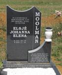 MOOLMAN Elsje Johanna Elena 1944-2009